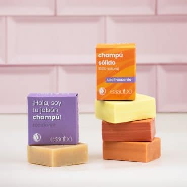 Jabón-champú y champú sólido Essabó